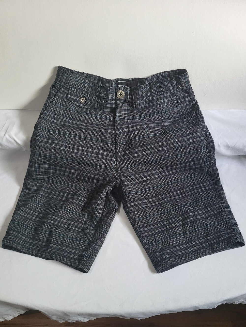 Ripzone Mens Boys Plaid Shorts Size 28